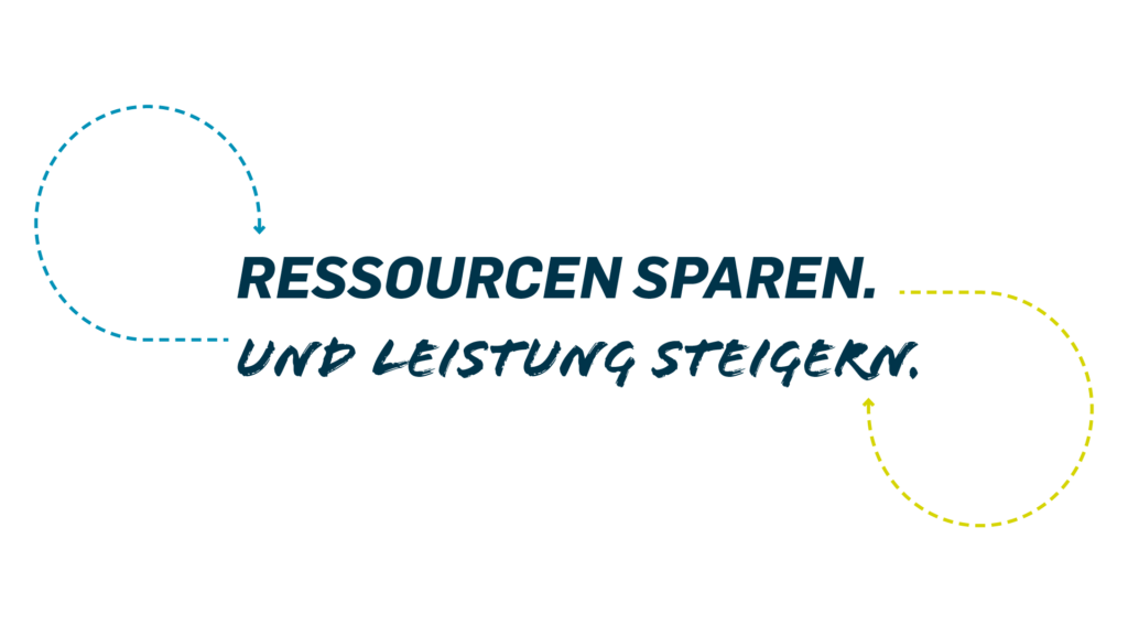 Ressourcen sparen. Und Leistung steigern. Beides bedingt sich!